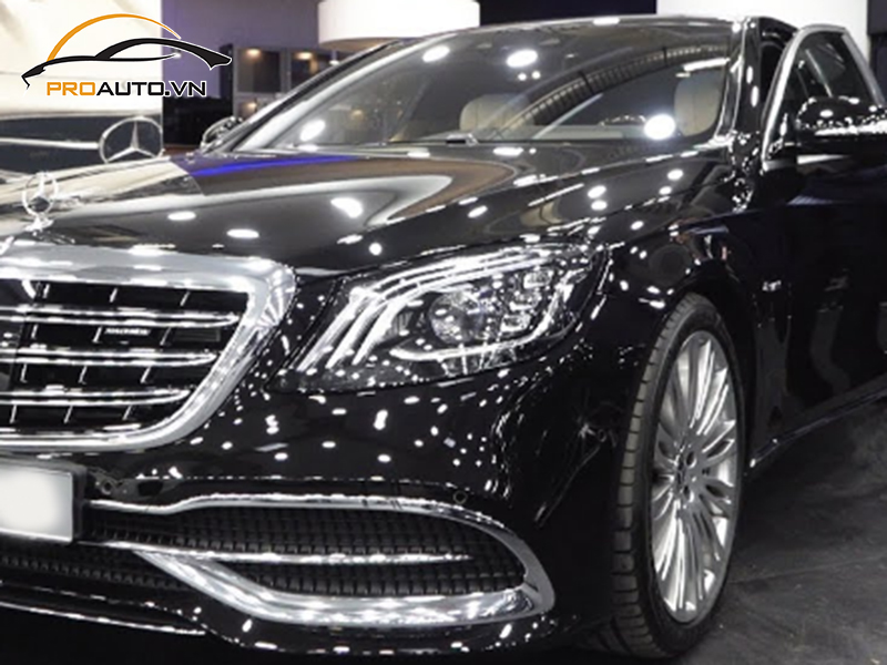 Dán phim PPF xe Mercedes Benz S-Class long - Ảnh 5