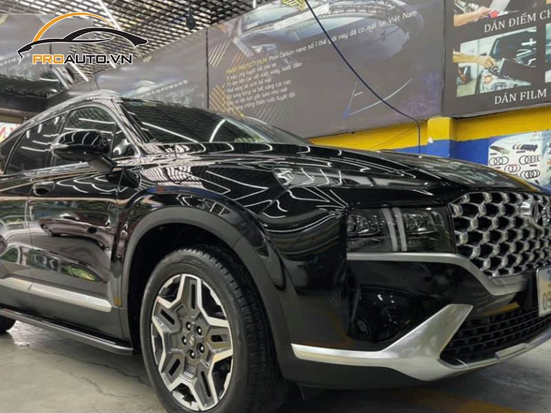 Dán phim PPF xe Hyundai Santafe