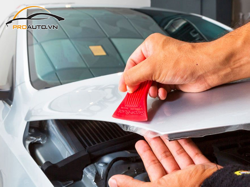 Dán phim PPF xe Porsche Taycan - Ảnh 5