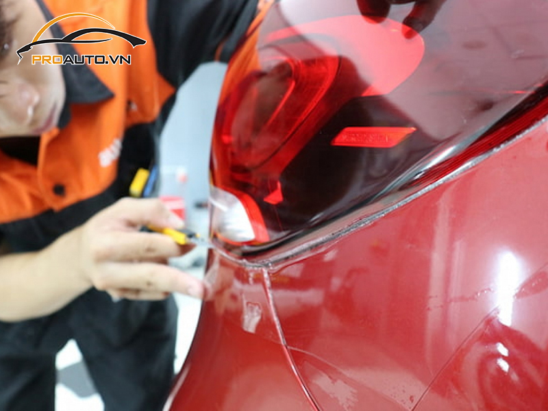Dán phim PPF xe Mitsubishi Triton - Ảnh 4