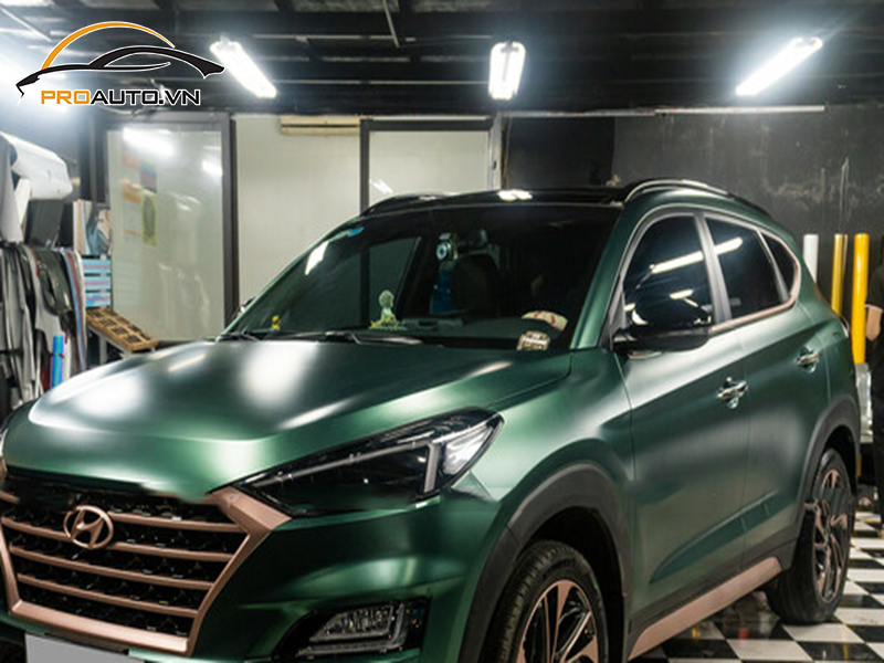 Dán phim PPF xe Hyundai Tucson - Ảnh 3