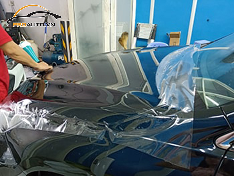 Dán phim PPF xe Jaguar XJ - Ảnh 3