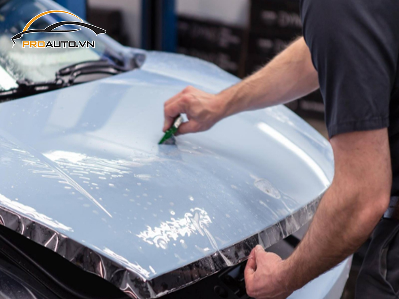 Dán phim PPF xe Kia Soluto - Ảnh 4