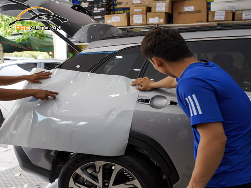Dán phim PPF xe Toyota Corolla Cross - Ảnh 6