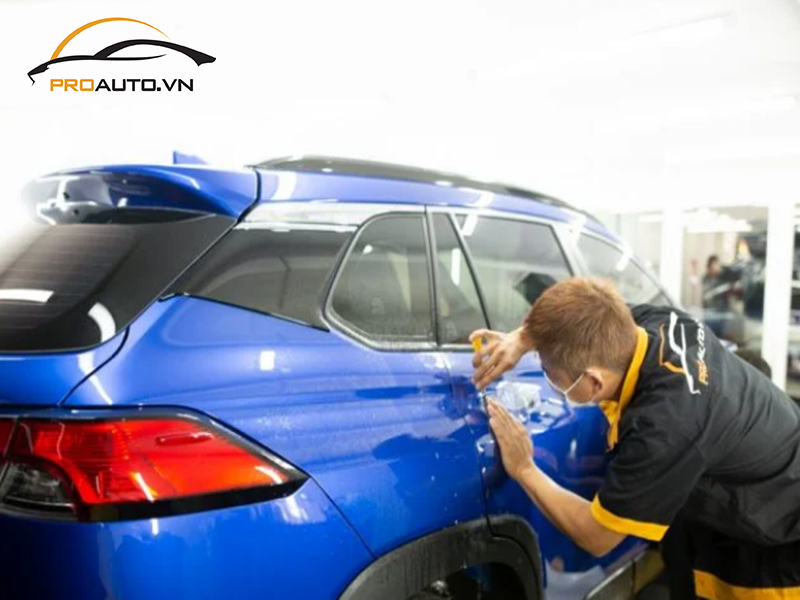 Dán phim PPF xe Toyota Cross