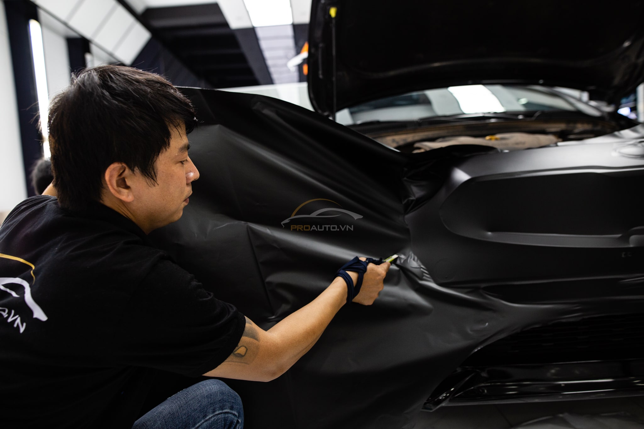 Wrap Đổi Màu Xe Hyundai SantaFe - Ảnh 2