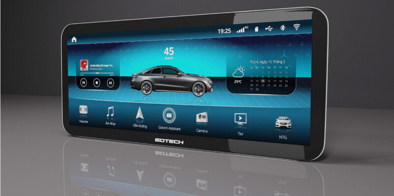 Đánh giá màn hình Gotech GT Mercedes