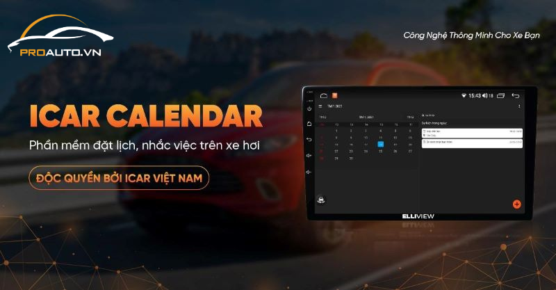 Đặt lịch, nhắc việc với ICAR Calendar