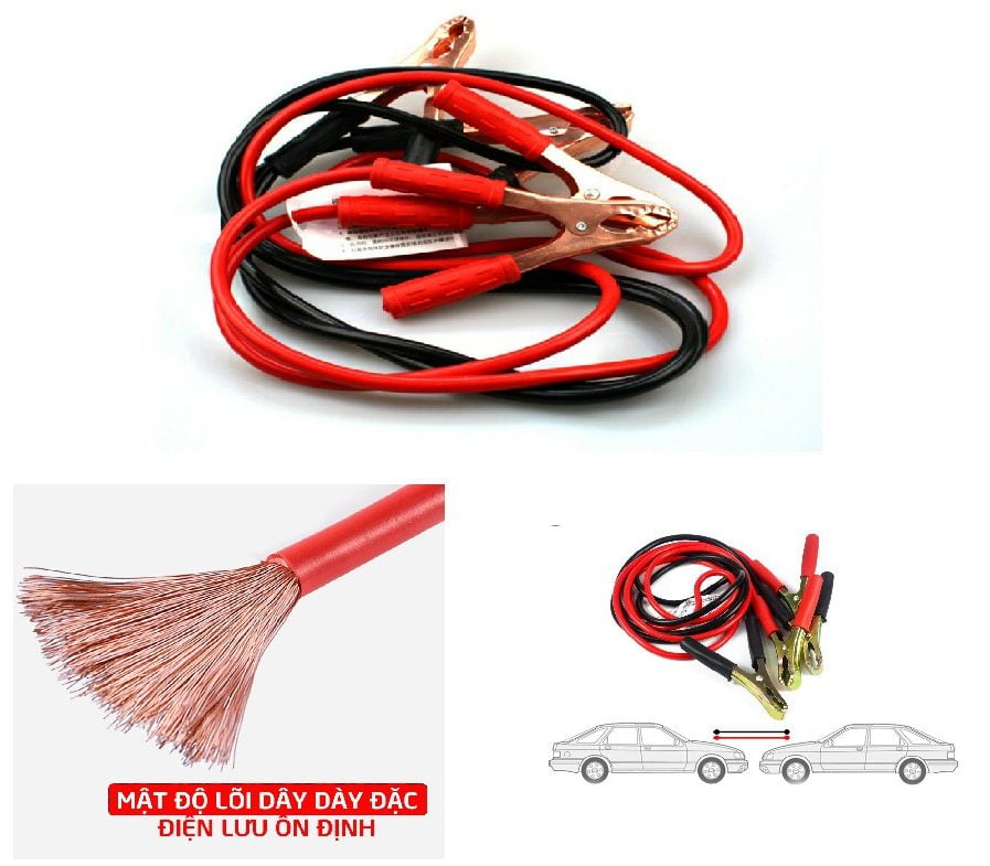 Dây câu bình ắc quy ô tô lõi đồng 2000AMP