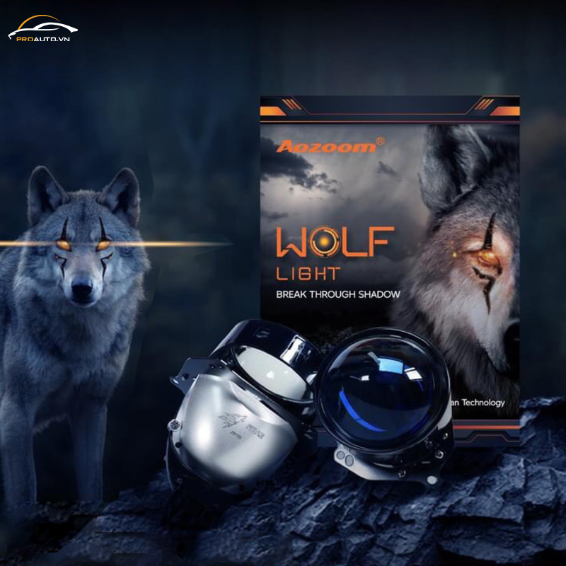 Đèn Aozoom bi Led Wolf FOG Light