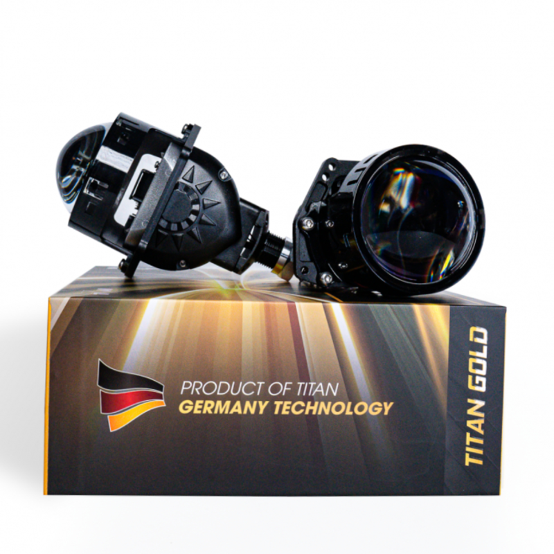 Đèn Ô Tô Bi Led GTR Titan Gold 2.0 chính hãng