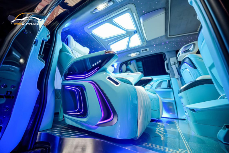 Điểm khác biệt khi độ ghế Limousine HongYi