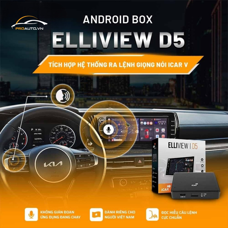 Điều khiển siêu tiện ích xe bằng giọng nói ICAR V