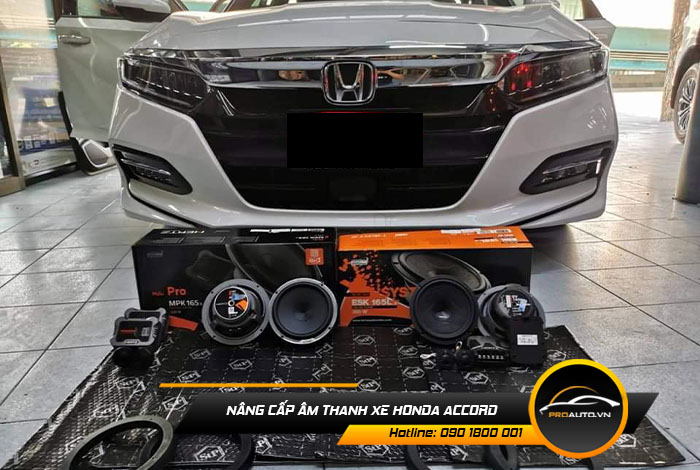 Nâng cấp âm thanh xe Honda Accord