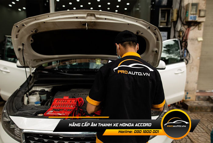 Giải pháp nâng cấp âm thanh xe Honda Accord