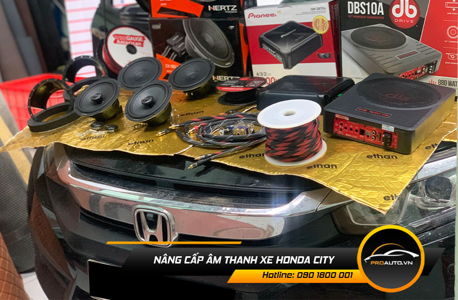 Độ Âm Thanh Xe Honda City - Ảnh 4