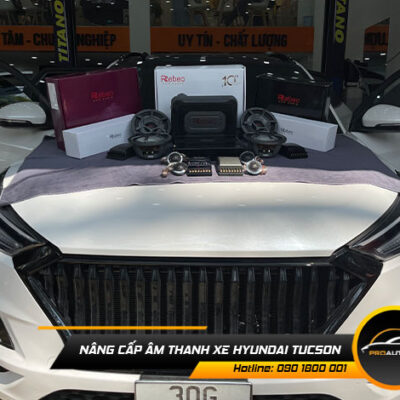 Độ âm thanh xe Hyundai Genesis