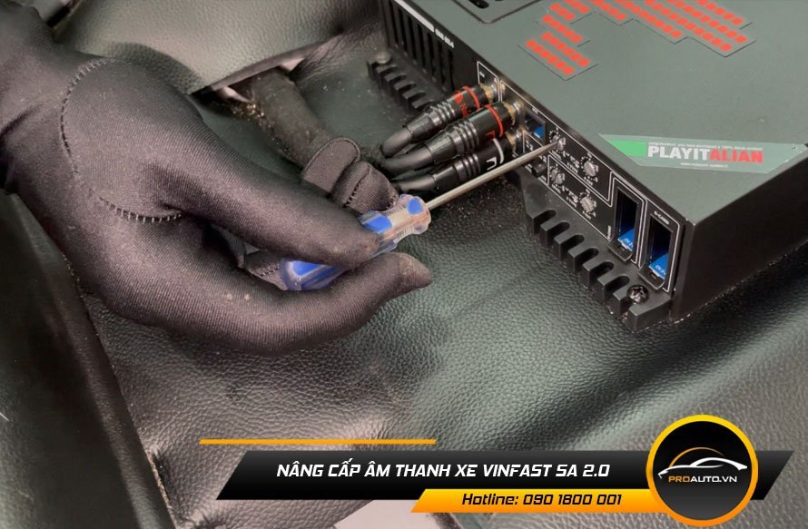 Nâng cấp âm thanh Vinfast Lux SA2.0