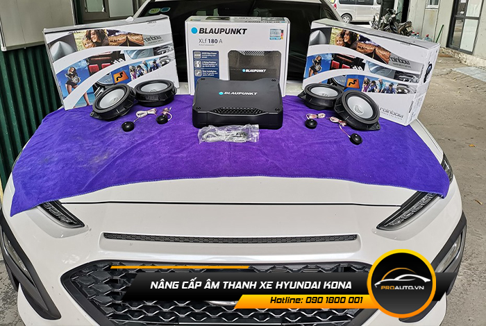 Nâng cấp âm thanh xe Hyundai Kona