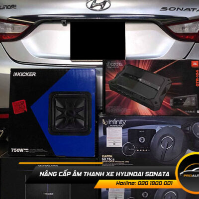Độ âm thanh xe Hyundai Sonata
