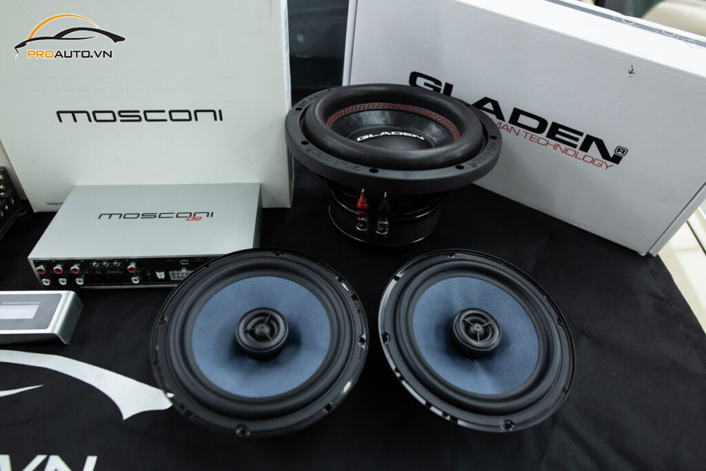 Gắn, thay, độ loa xe