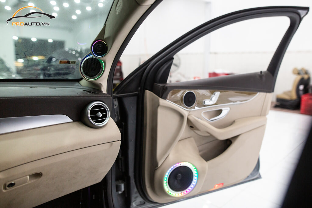 Gắn, thay, độ loa xe