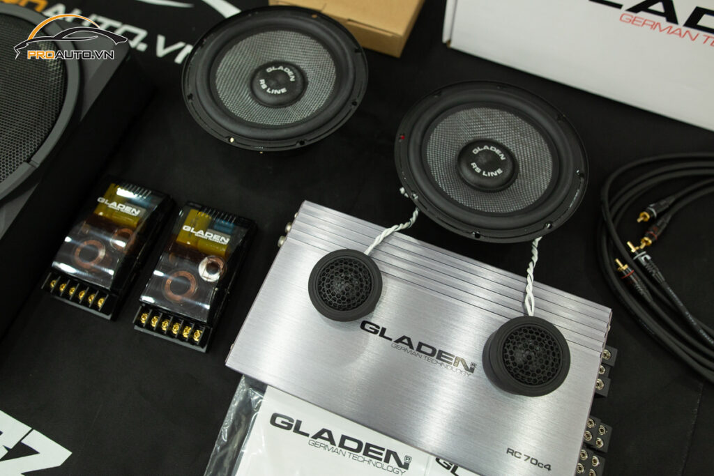 Gắn/ thay/ độ loa 3 way + sub hơi + amply