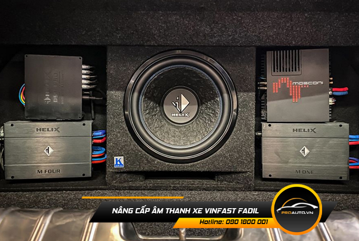 Nâng cấp âm thanh xe Vinfast Fadil