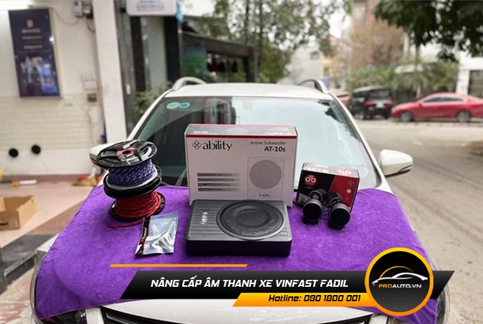 Nâng cấp âm thanh xe Vinfast Fadil