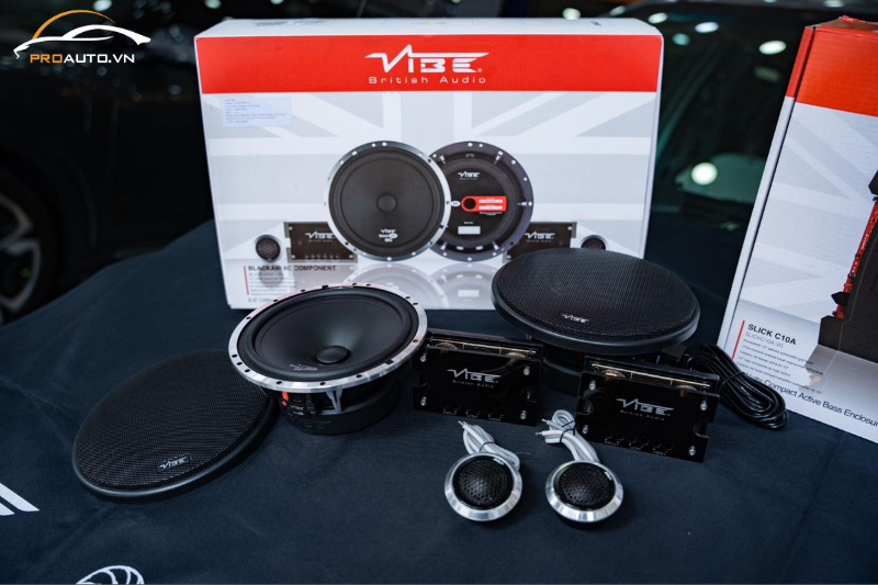 Độ âm thanh xe Ford Ranger thương hiệu Vibe