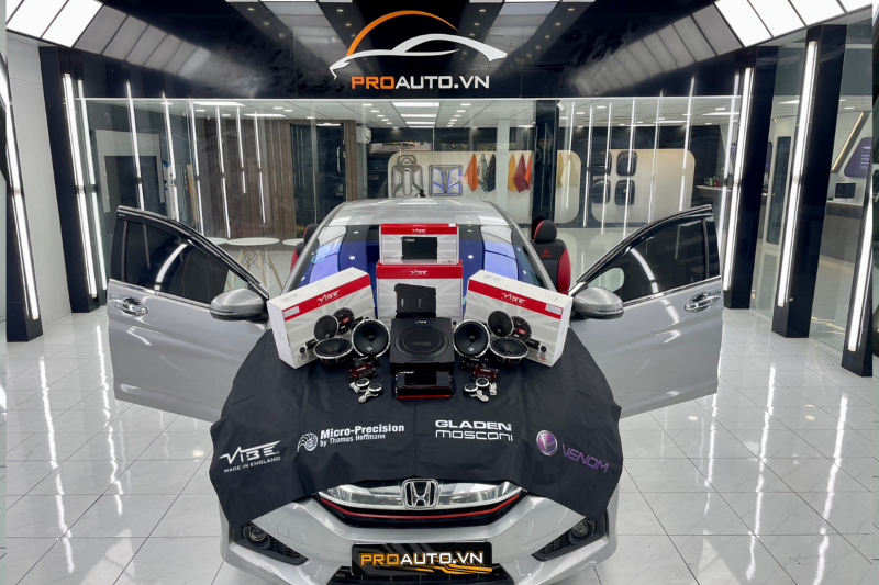 Độ âm thanh xe Honda City - Bảng giá 2024