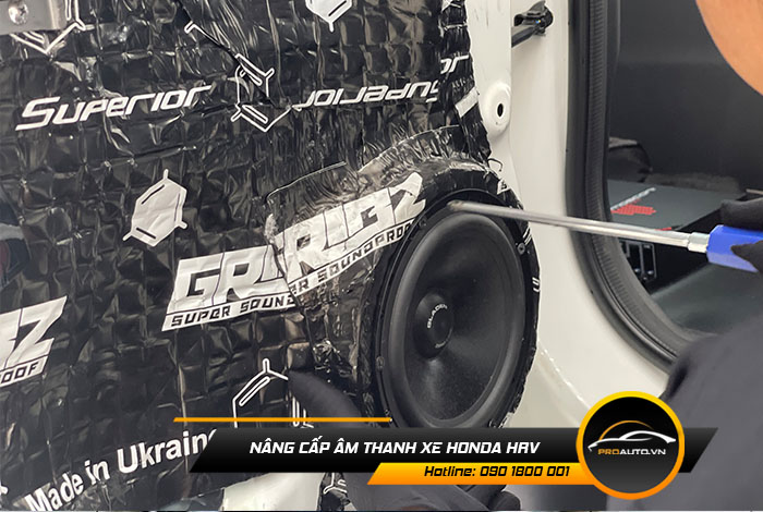 Gắn, thay, độ loa nâng cấp âm thanh xe Honda HRV