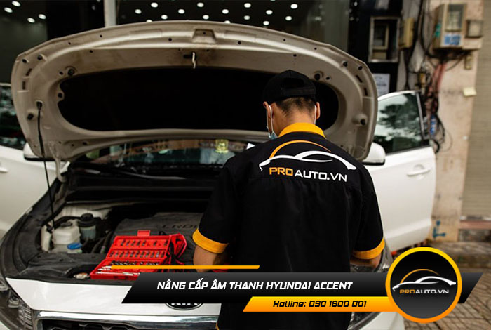 Giải pháp nâng cấp âm thanh xe Hyundai Accent