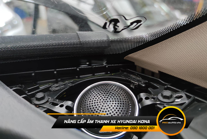 Nâng cấp âm thanh xe Hyundai Kona