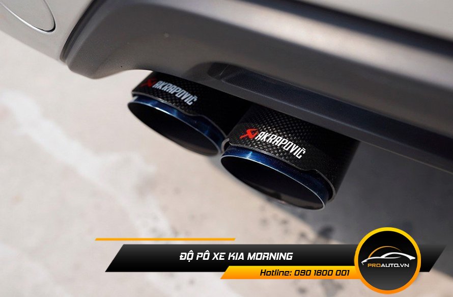 Độ pô xe Kia Morning