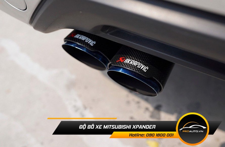 Độ pô xe Mitsubishi Xpander