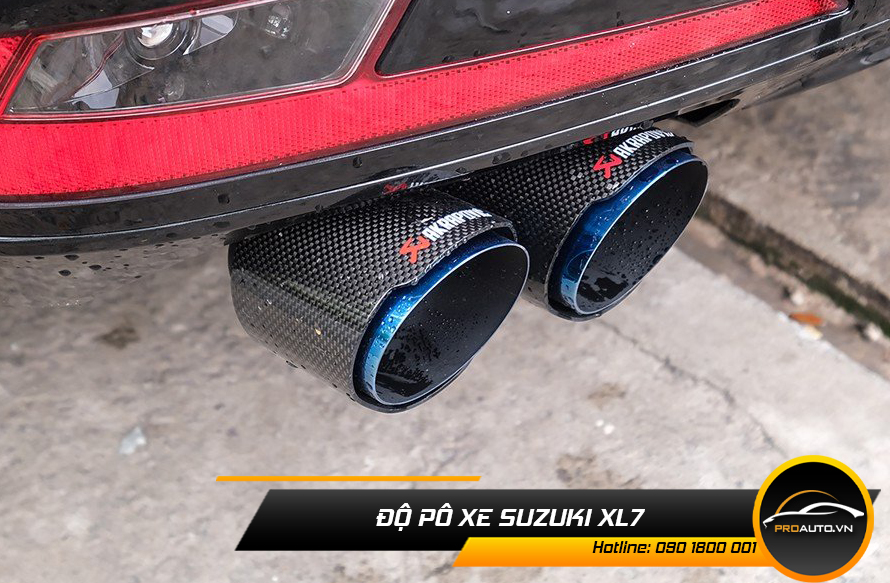Độ pô xe Suzuki Xl7
