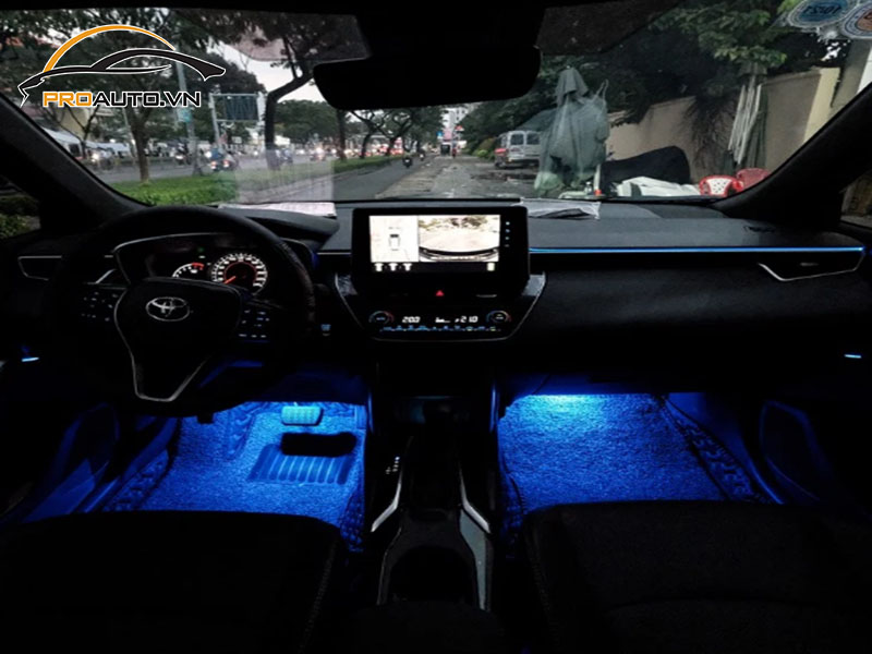 Độ đèn LED nội thất xe Corolla Cross