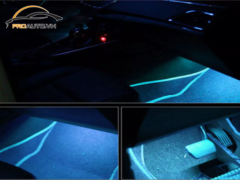 Độ đèn LED chiếu gầm taplo