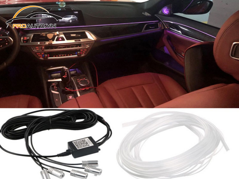 Độ đèn LED nội thất xe Ford Fiesta