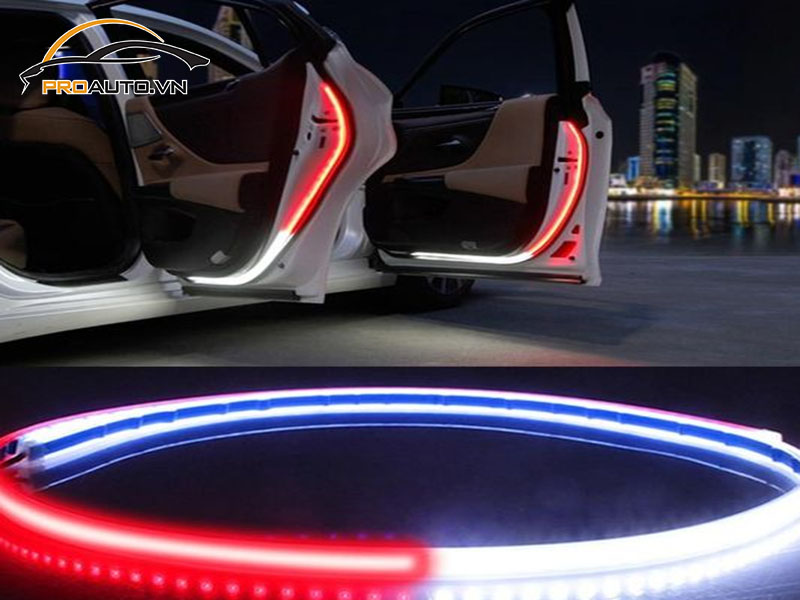 Độ đèn LED viền nội thất ô tô