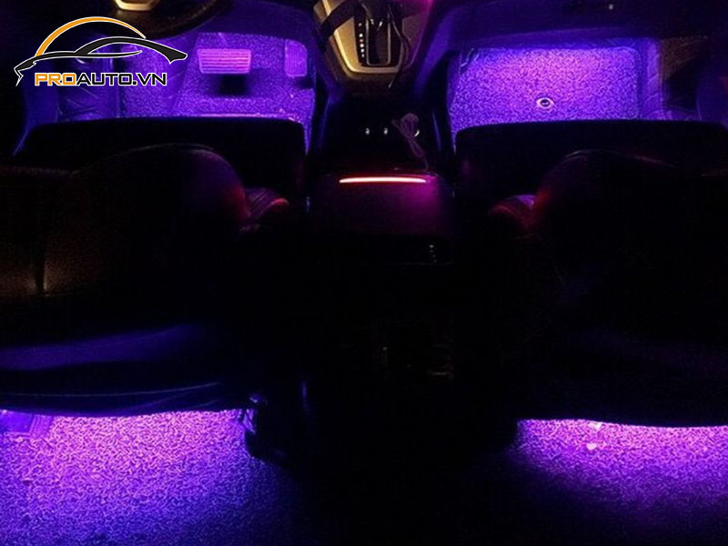 Độ đèn LED chiếu gầm taplo