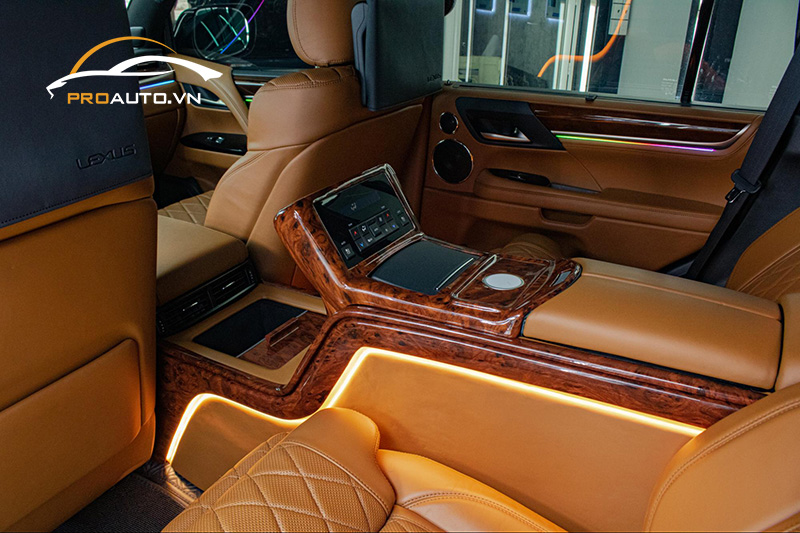Độ đèn led nội thất xe Lexus GX460