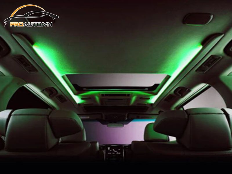 Độ đèn LED viền nội thất ô tô