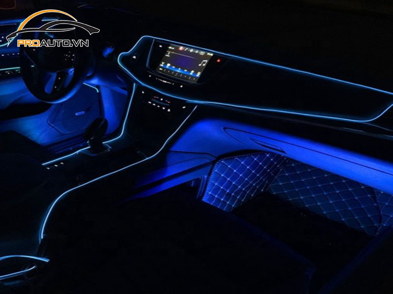 Độ đèn LED nội thất xe Toyota Altis