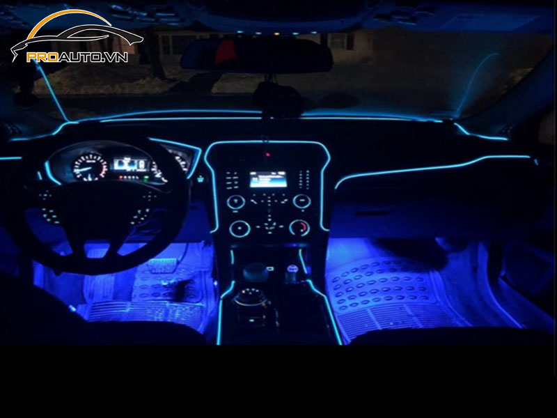 Độ đèn LED nội thất xe Toyota Altis