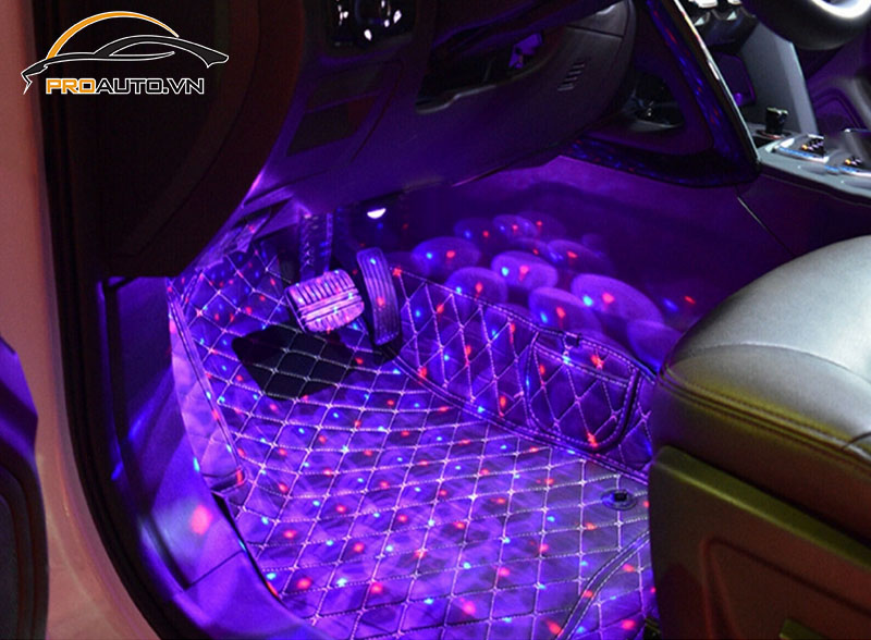 Độ đèn LED nội thất xe Toyota Avanza