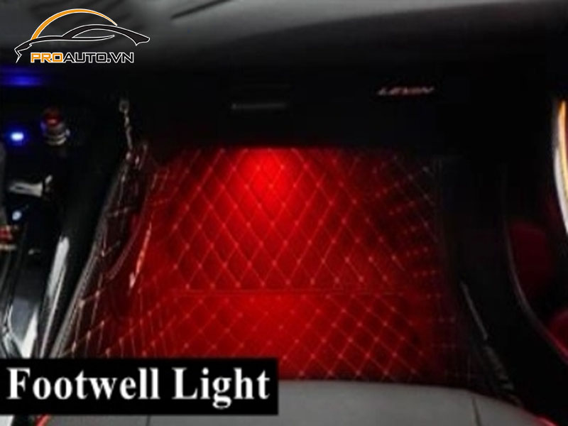 Độ đèn LED nội thất xe Toyota Avanza