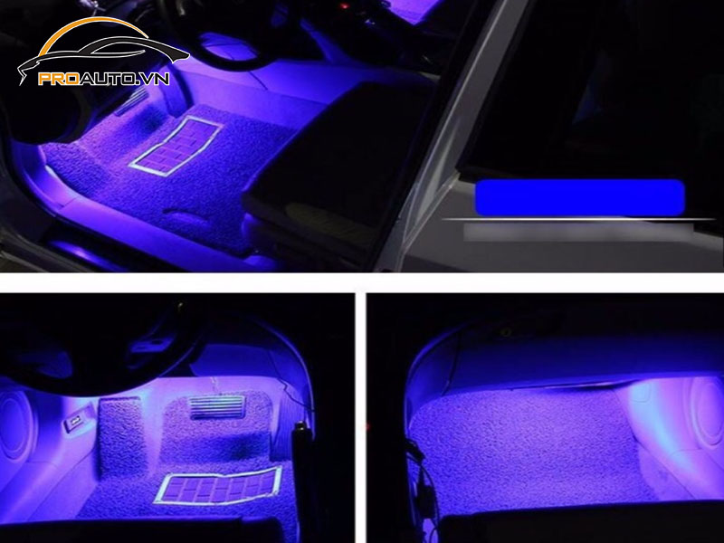 Độ đèn LED nội thất xe Toyota Avanza