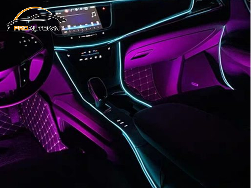 Độ đèn LED nội thất xe Toyota Camry